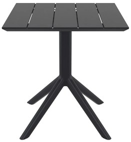 PARIS BLACK 70X70X74εκ. ΤΡΑΠΕΖΙ ΠΟΛ/ΝΙΟΥ 70X70X74εκ.