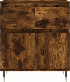 vidaXL Ντουλάπι Καπνιστή Δρυς 60x35x70 εκ. από Επεξεργασμένο Ξύλο