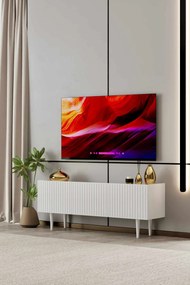 Έπιπλο Τηλεόρασης Λευκό CLOPRA 120x29x20