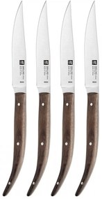 Μαχαίρι Steak Palisander (Σετ 4Τμχ) 39161-000 23cm/10cm Brown Zwilling Ανοξείδωτο Ατσάλι