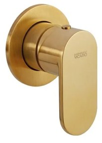 Armando Vicario Slim Brushed Gold Μίκτης Εντοιχισμού 1 Εξόδου