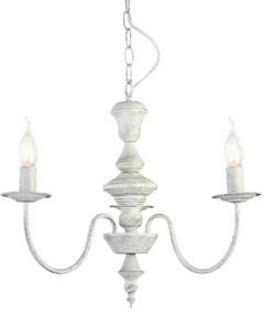 Φωτιστικό Οροφής Elegant DL9313PAG White Metal