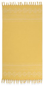 Πετσέτα Θαλάσσης Pestemal Greyson Yellow 90x170 - Nef Nef