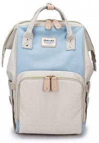 Τσάντα Μωρού Πλάτης B-307 42x28x21 Beige-Light Blue Doko Club Ύφασμα