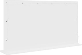 vidaXL Καθρέφτης τουαλέτας Ορθογώνιος Λευκό 100 x 55 x 18 εκ.