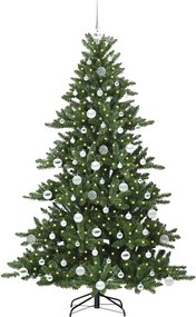 vidaXL Τεχνητό Χριστουγεννιάτικο Δέντρο με Άξονα Πράσινο 180 cm