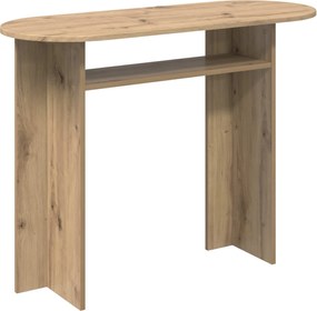 vidaXL Τραπέζι κονσόλας με αποθήκευση Artisan Δρυς 100 x 39,5 x 75 εκ