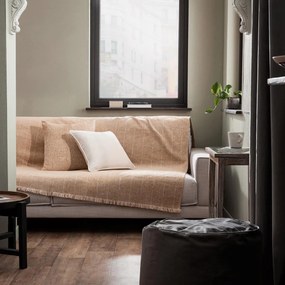 Ριχτάρι Διθέσιου Καναπέ (180x250) Gofis Home Inger Gold Beige 143/04