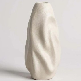 Βάζο Fumo 546HAR1104 Φ9x26,5cm Beige Aberto Design Κεραμικό