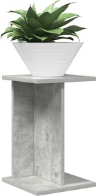 vidaXL Βάση φυτών 2 pcs Σκυρόχρωμο Γκρι 25 x 25,5 x 40,5 εκ.