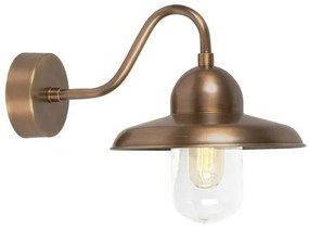 Απλίκα Φωτιστικό Τοίχου E27 60W IP44 Somerton Elstead SOMERTON-BR Ορείχαλκος