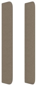 Κεφαλάρι με Πτερύγια Taupe 83x16x118/128 εκ. Υφασμάτινο 3119698