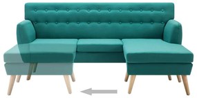 vidaXL Καναπές Γωνιακός Πράσινος 171,5 x 138 x 81,5 εκ. Υφασμάτινος