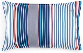 Μαξιλαροθήκη Montauk 698782 Coral-Blue Tommy Hilfiger 50X80 100% Βαμβακοσατέν