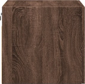 vidaXL Ντουλάπι Τοίχου Καφέ Δρυς 45x42,5x40 εκ. Επεξεργασμένο Ξύλο