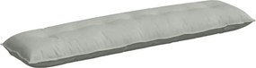 vidaXL Μαξιλάρι Πλάτης Ανοιχτό γκρι 200 x 50 x 19 cm