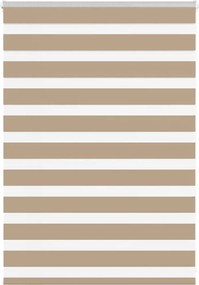 vidaXL Στόρι Zebra Καφέ 110x100 εκ. Πλάτος Υφάσματος 105,9 εκ. Πολυεστέρας