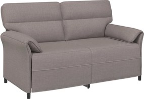 vidaXL Σετ Καναπέ 2 τμχ. Taupe Ύφασμα
