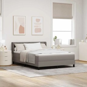 vidaXL Κρεβάτι Box Spring με Στρώμα σε Ταμπά - 160 x 200 εκ. Ύφασμα
