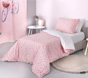 Σετ Σεντόνια Παιδικά 165x250 Amore Pink 5206480698637
