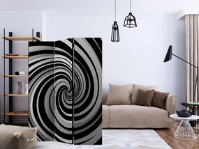 Διαχωριστικό με 3 τμήματα - Black and white swirl [Room Dividers]