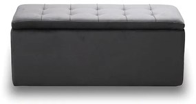 LIDO ΣΚΑΜΠΟ VELVET GREY ΜΕ ΑΠΟΘ. ΧΩΡΟ 101X41X42εκ. 101X41X42εκ.