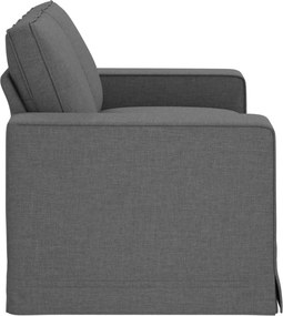 vidaXL Καναπές Σκούρο Γκρι