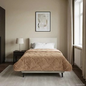 VidaXL Χειμερινό Παπλωματοθήκη 155 x 220 cm Χειμώνας Taupe Αναπνεύσιμο