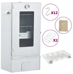 Καπνιστήριο Μπάρμπεκιου με Σύστημα Κρύου Καπνού Γαλβαν. Χάλυβας