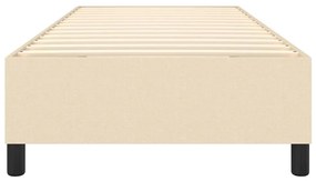 Πλαίσιο Κρεβατιού Boxspring Κρεμ 100x200 εκ. Υφασμάτινο - Κρεμ