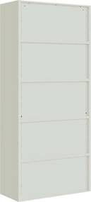vidaXL Αρχειοθήκη Αν. Γκρι 90x40x200 εκ. Ατσάλινη