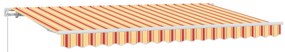 vidaXL Σκηνίτσα Αναδιπλούμενη Πολύχρωμο 400 x 200 cm