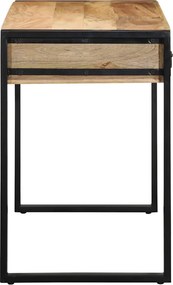 Γραφείο vidaXL 100x50x75 cm Στερεό ακατέργαστο ξύλο Mango