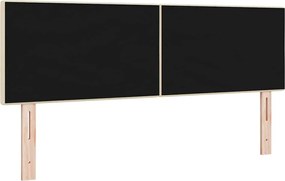 vidaXL LED κεφαλάρι με φώτα λωρίδας LED Κρεμ 144 cm Πολυεστέρας