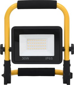 vidaXL Προβολέας LED με Λαβή Ψυχρό Λευκό 30 W