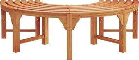 vidaXL Παγκάκι Δέντρου 2 pcs Φυσικό 160 x 80 x 45cm
