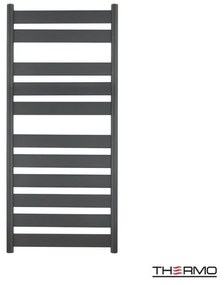 Thermo Largo Θερμαινόμενη πετσετοκρεμάστρα 120x50cm Black ΔΕΝ ΠΕΡΙΛΑΜΒΑΝΤΟΝΤΑΙ ΔΙΑΚΟΠΤΕΣ &amp; ΑΝΤΙΣΤΑΣΕΙΣ