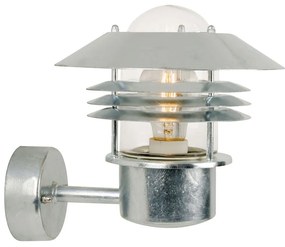 Φωτιστικό Τοίχου Vejers 25091031 22x23cm 1xE27 60W IP54 Steel Nordlux Steel,Glass