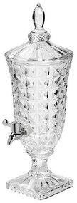 Γυάλα Με Βρυσάκι Καρώ TIR204 1.8lt 16Χ16Χ45cm Espiel Glass