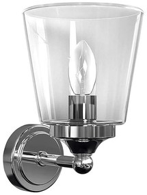Φωτιστικό Τοίχου - Απλίκα Bali 9353 Chrome-Clear Nowodvorski Metal, Glass