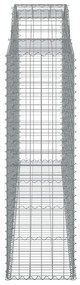 vidaXL Συρματοκιβώτιο Τοξωτό 300x50x160/180εκ. από Γαλβανισμένο Χάλυβα