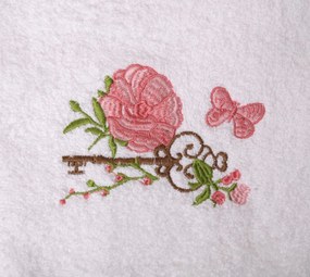 Σετ 2 Τεμ Πετσέτες 30x50, 50x100 33 Λευκό Viopros