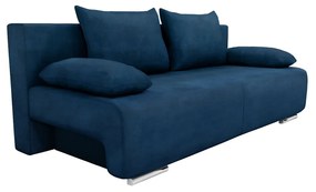 14560010 Καναπές Κρεβάτι Τριθέσιος GEORGIA Μπλε 194x93x72cm Ύφασμα/Ξύλο, 1 Τεμάχιο