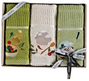 Πετσέτες Κουζίνας (Σετ 3τμχ) Kentia Kitchen Regalo 232