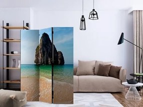 Διαχωριστικό με 3 τμήματα - Rock formation by shoreline, Andaman Sea, Thailand [Room Dividers]