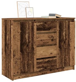 vidaXL Συρταριέρα με Συρτάρια Παλαιό ξύλο 100,5x35x76 εκ. Επεξ. Ξύλο