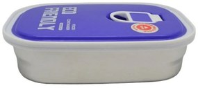 Φαγητοδοχείο 834082 15,5x10,5x4cm 350ml White-Purple Ankor Stainless Steel