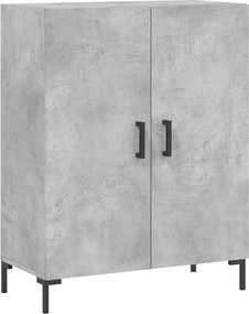 vidaXL Ντουλάπι Γκρι Σκυροδέματος 69,5x34x180 εκ. Επεξεργασμένο Ξύλο