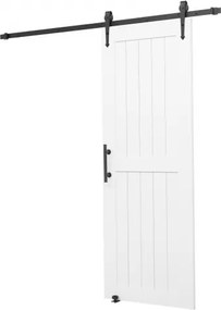 VEVOR Sliding Barn Door with Hardware Kit 914 x 2134mm MDF Panel PVC Surface