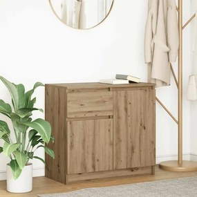 vidaXL Συρταριέρα με Συρτάρια Τεχνίτης Δρυς 71x35x65 εκ. Επεξ. Ξύλο